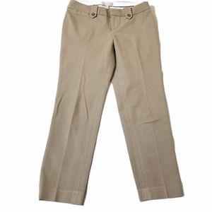 Banana Republic martin fit cropped neutral brown tan size 4 pants